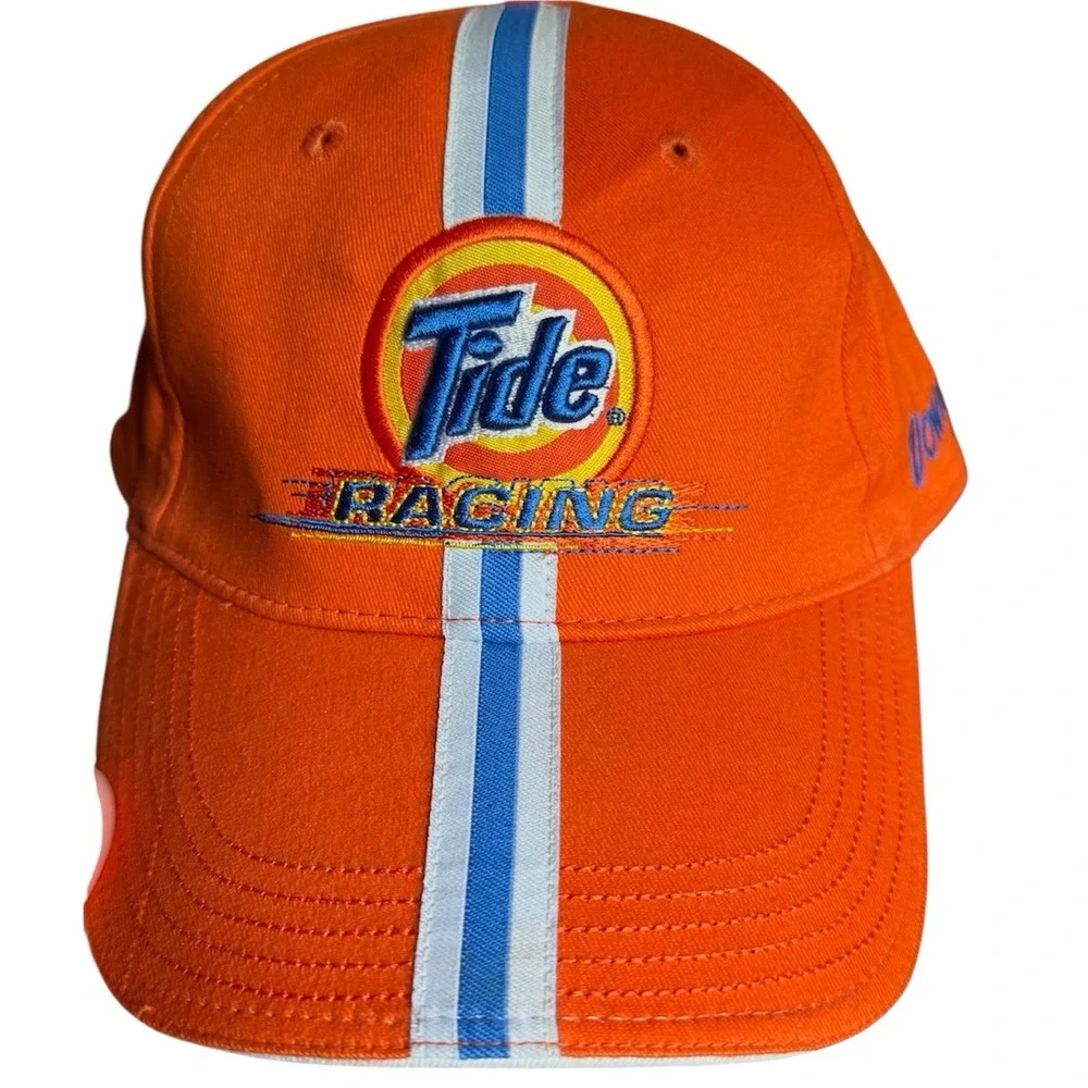 Official NASCAR Tide Racing Embroidered‎ Logo Downy Adjustable Hat Baseball Cap